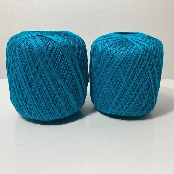 2 Aunt Lydia's Classic 10 Crochet Thread Peacock - Picture 1 of 13